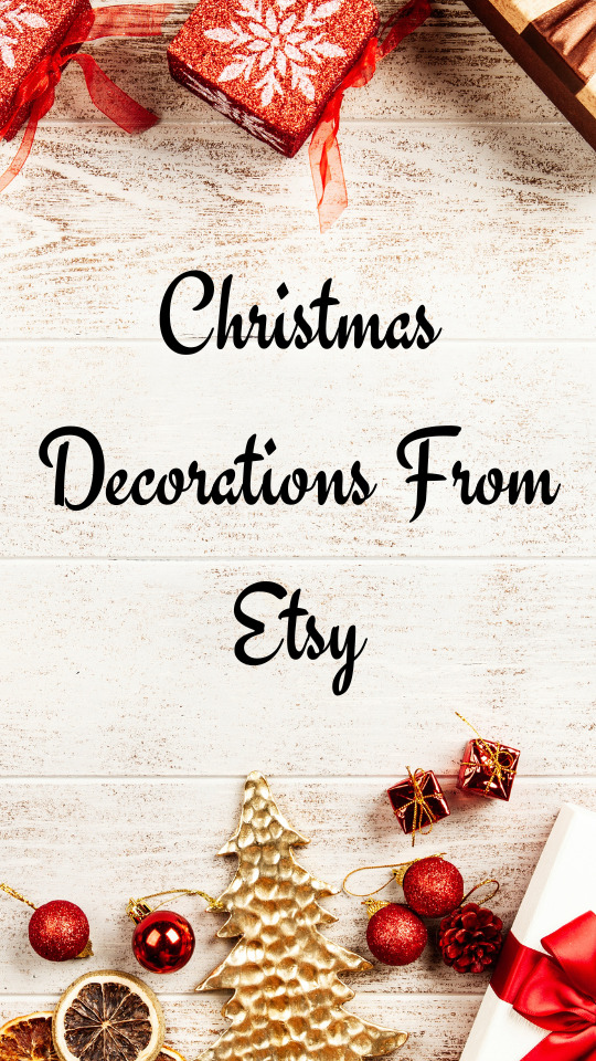 Christmas Decorations from Etsy